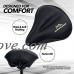 Large Bike Seat Cushion Cover - Used for Maximum Comfort - Helps as Padded Gel Cover and Saddle Protector in Most Stationary  Indoor  Gym and Cruiser Bikes. Dimensions 11x10 - B078LPNJDK